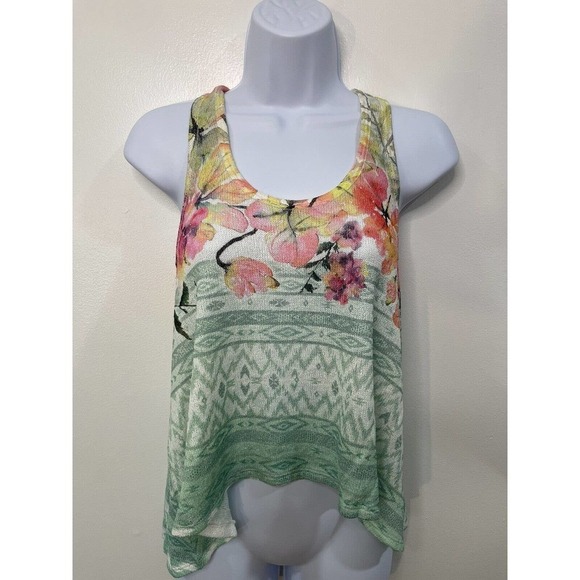 Gaze Floral Tank top Size S NWOT - Picture 2 of 4